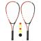 Speedbadminton set AVENTO 46BL Red/Grey Speedbadminton set AVENTO 46BL Red/Grey