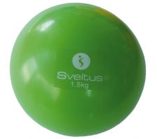 Piłka lekarska SVELTUS Medicine Ball 1kg D19,6 cm, Svorinis kamuolys SVELTUS 0497 1,5kg