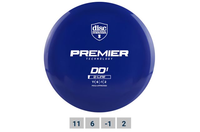 Diskgolfo diskas DISCMANIA Q-LINE PREMIER DD1 Diskgolfo diskas DISCMANIA Q-LINE PREMIER DD1