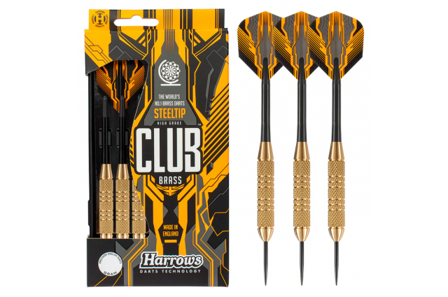 Darts strėlytės steeltip HARROWS CLUB BRASS