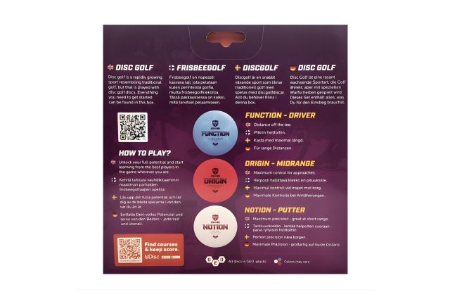 Diskgolfo diskų rinkinys DISCMANIA Evolution 3vnt Diskgolfo diskų rinkinys DISCMANIA Evolution 3vnt