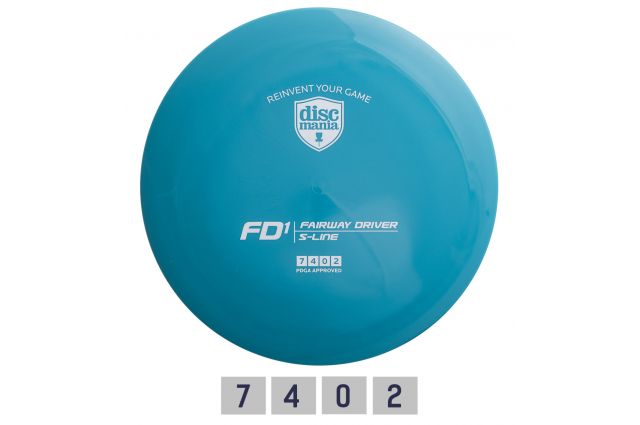 Diskgolfo diskas DISCMANIA S-LINE FD1 Fairway Driver Diskgolfo diskas DISCMANIA S-LINE FD1 Fairway Driver
