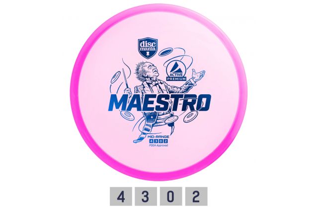Diskgolfo diskas DISCMANIA MAESTRO Midrange Driver Diskgolfo diskas DISCMANIA MAESTRO Midrange Driver