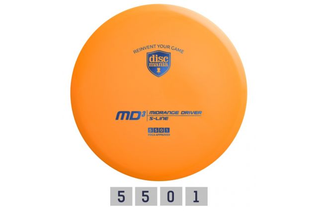 Diskgolfo diskas DISCMANIA S-LINE MD3 Midrange Driver Diskgolfo diskas DISCMANIA S-LINE MD3 Midrange Driver