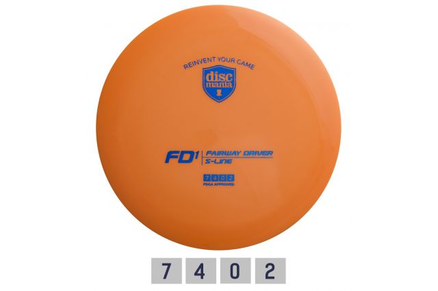 Diskgolfo diskas DISCMANIA S-LINE FD1 Fairway Driver Diskgolfo diskas DISCMANIA S-LINE FD1 Fairway Driver