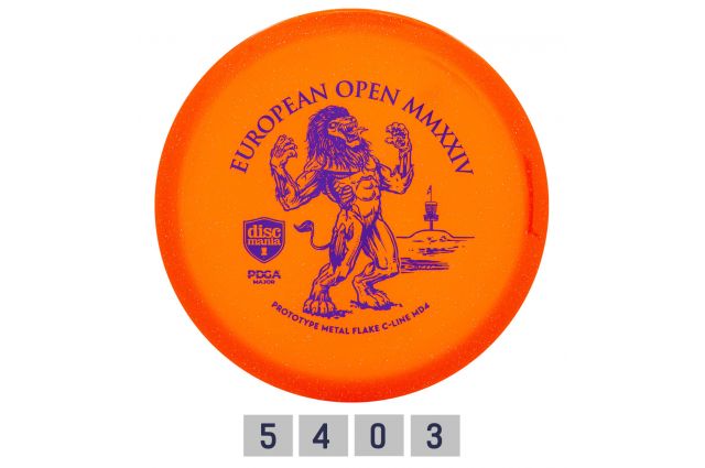 Diskgolfo diskas DISCMANIA C-LINE Metalflake MD4 Midrange Driver Diskgolfo diskas DISCMANIA C-LINE Metalflake MD4 Midrange Driver