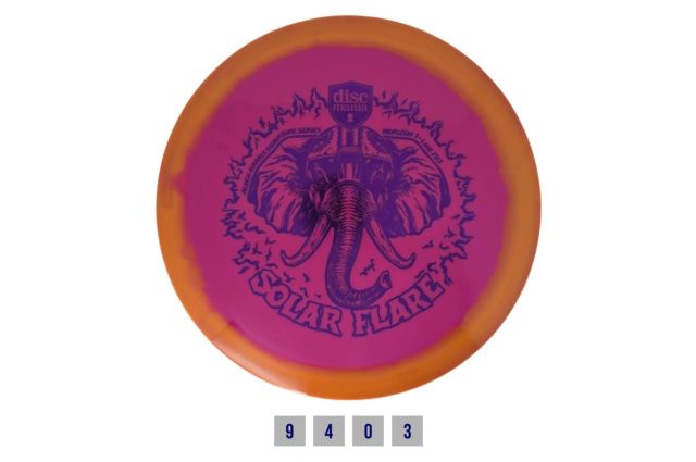Diskgolfo diskas DISCMANIA S-LINE FD3 SOLAR FLARE Diskgolfo diskas DISCMANIA S-LINE FD3 SOLAR FLARE