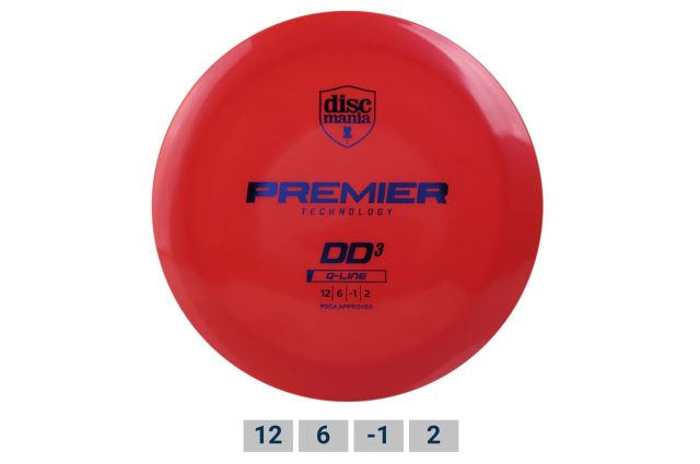 Diskgolfo diskas DISCMANIA Q-LINE PREMIER DD3 Diskgolfo diskas DISCMANIA Q-LINE PREMIER DD3