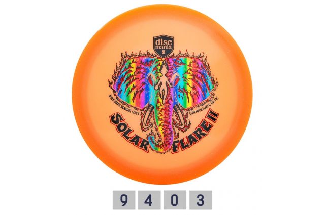 Diskgolfo diskas DISCMANIA C-LINE FD3 Glow Metaflake Solar Flame Fairway Driver Diskgolfo diskas DISCMANIA C-LINE FD3 Glow Metaflake Solar Flame Fairway Driver