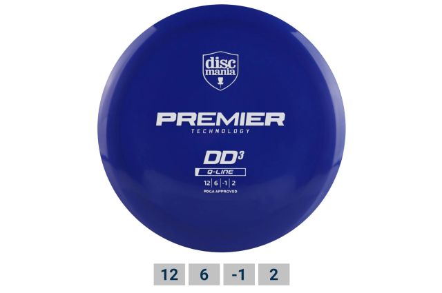 Diskgolfo diskas DISCMANIA Q-LINE PREMIER DD3 Diskgolfo diskas DISCMANIA Q-LINE PREMIER DD3