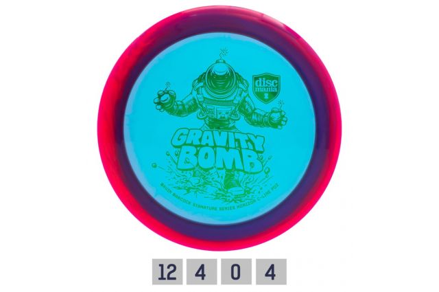 Diskgolfo diskas DISCMANIA C-LINE PD2 Gravity Bomb Distance Driver Diskgolfo diskas DISCMANIA C-LINE PD2 Gravity Bomb Distance Driver