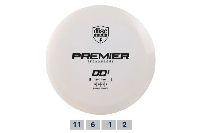 Diskgolfo diskas DISCMANIA Q-LINE PREMIER DD1 Diskgolfo diskas DISCMANIA Q-LINE PREMIER DD1